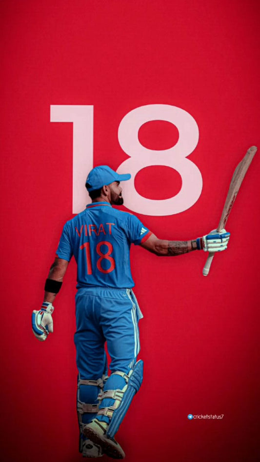 VIRAT KOHLI 18 POSTER|CRICKET POSTER|