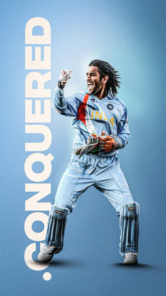 MS DHONI POSTER|CRICKET POSTER|