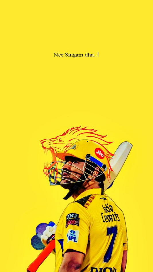 MS DHONI CSK POSTER|CRICKET POSTER|