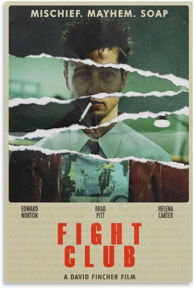 FIGHT CLUB POSTER|MOVIE POSTER|