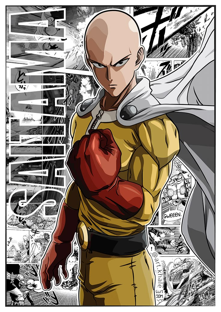 SAITAMA POSTER|ANIME POSTER|