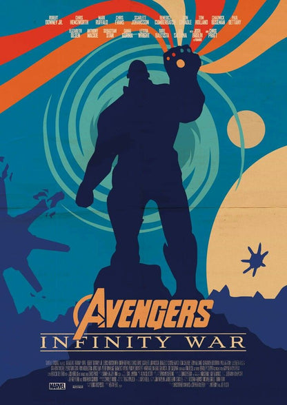 THANOS POSTER|MARVEL POSTER|