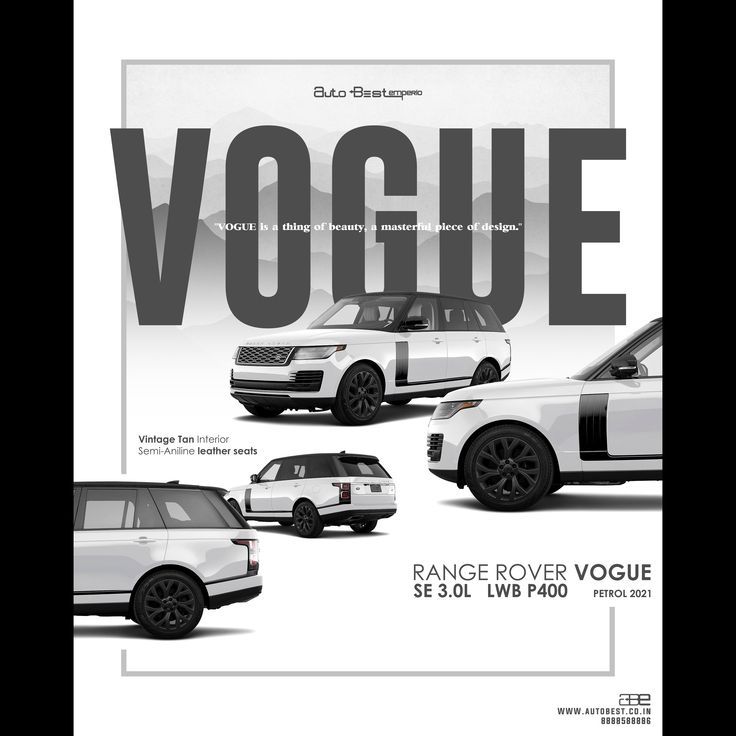 RANGE ROVER VOGUE POSTER