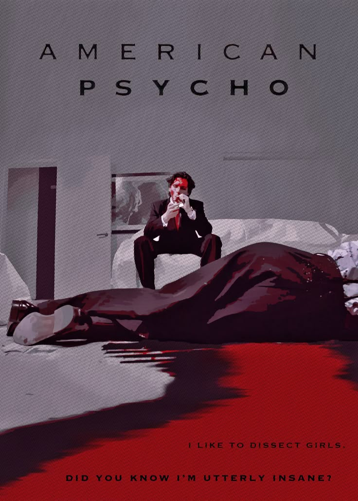 AMERICAN PSYCHO|MOVIE POSTER|