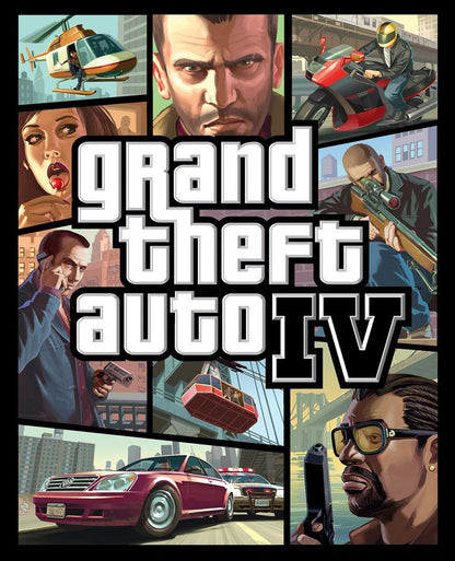 GRAND THEFT AUTO IV POSTER|VIDEO GAME POSTER|