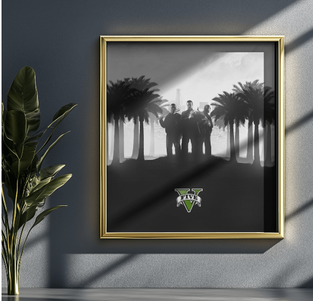 GTA V POSTER|VIDEO GAME POSTER|