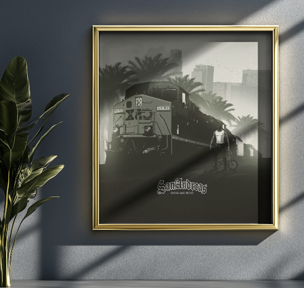 GTA SAN ANDREAS POSTER|VIDEO GAME POSTER|