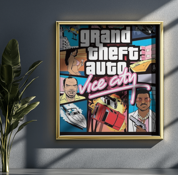 GRAND THEFT AUTO POSTER|VIDEO GAME POSTER|