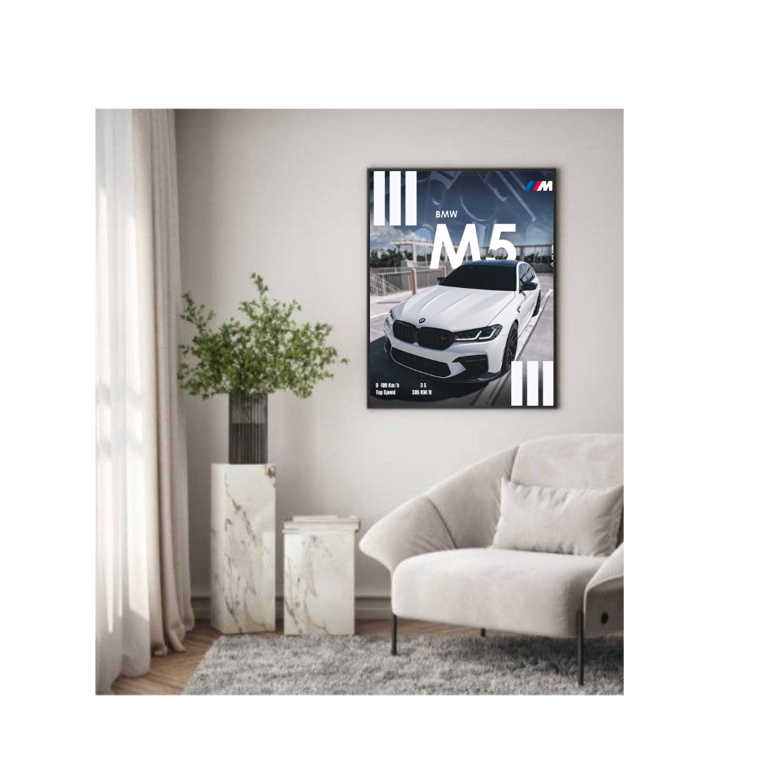 BMW M5|CAR POSTER|