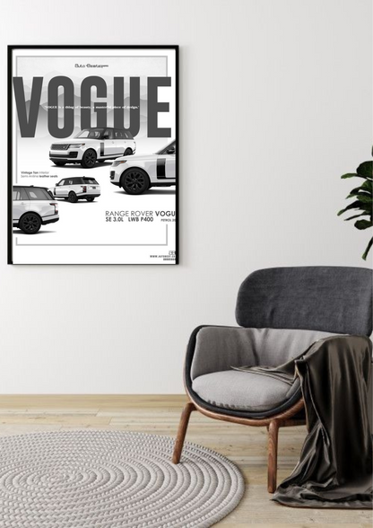 RANGE ROVER VOGUE POSTER